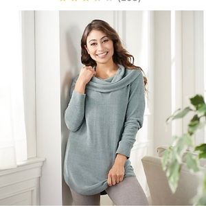 Barefoot Dreams Cozychic Ultra Lite Coastal Cowl Tunic
